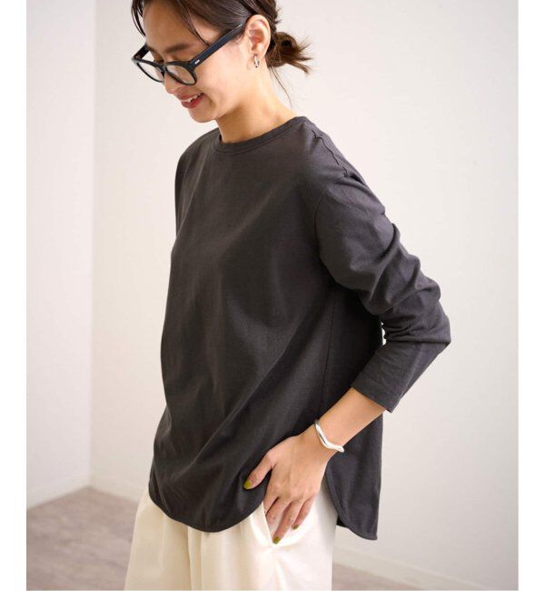 FRAMeWORK「≪追加≫コットン天竺ラウンドヘム4」|Tシャツ・カットソー|