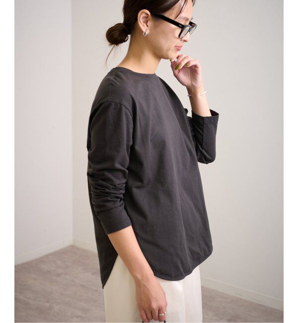 FRAMeWORK「≪追加≫コットン天竺ラウンドヘム4」|Tシャツ・カットソー|