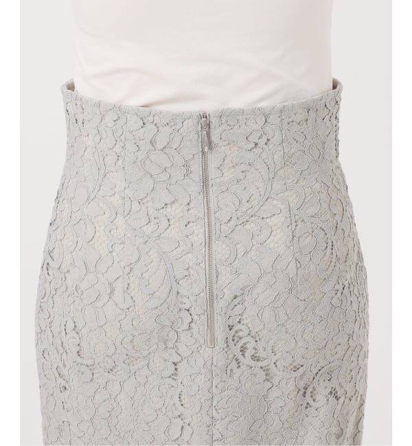 NOBLE「《追加予約》リバーレースIラインスカート」|スカート|