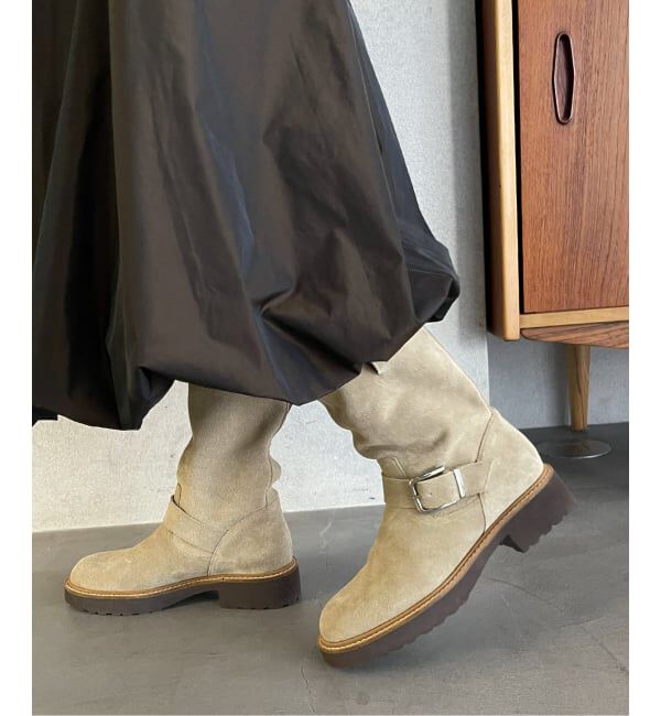  「《追加》レザーエンジニアブーツ」|ショートブーツ|