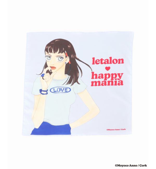  「《予約》LE TALON&times;HAPPY MANIAコットンハンカチ」|ハンカチ|