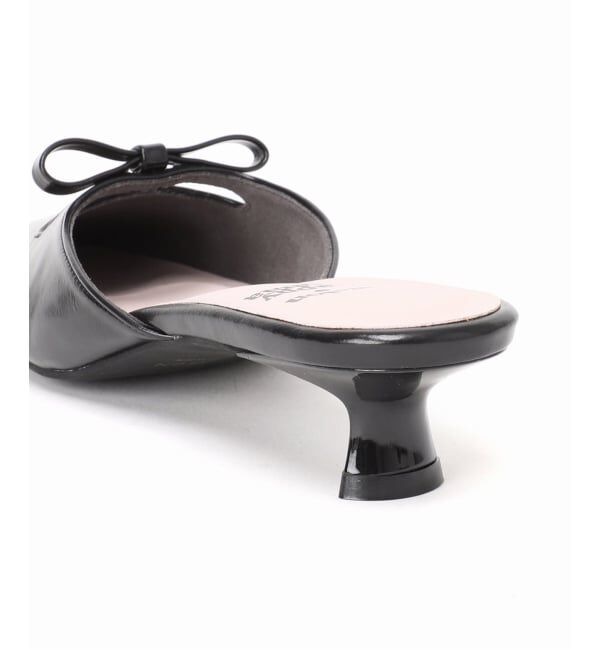  「《予約》LE TALON&times;HAPPY MANIA3.5cmスクエアリボンミュール」|パンプス|