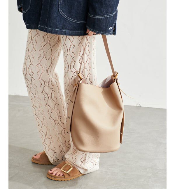  「《追加予約》LETALON コンビワンハンドルバッグ」|ショルダー・メッセンジャー|ベージュ