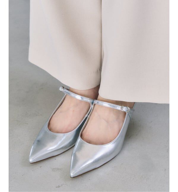  「《追加予約》4.5cmポインテッドストラップミュール」|パンプス|