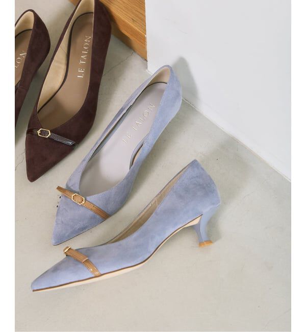  「《予約》4.5cmポインテッドナローベルトパンプス」|パンプス|