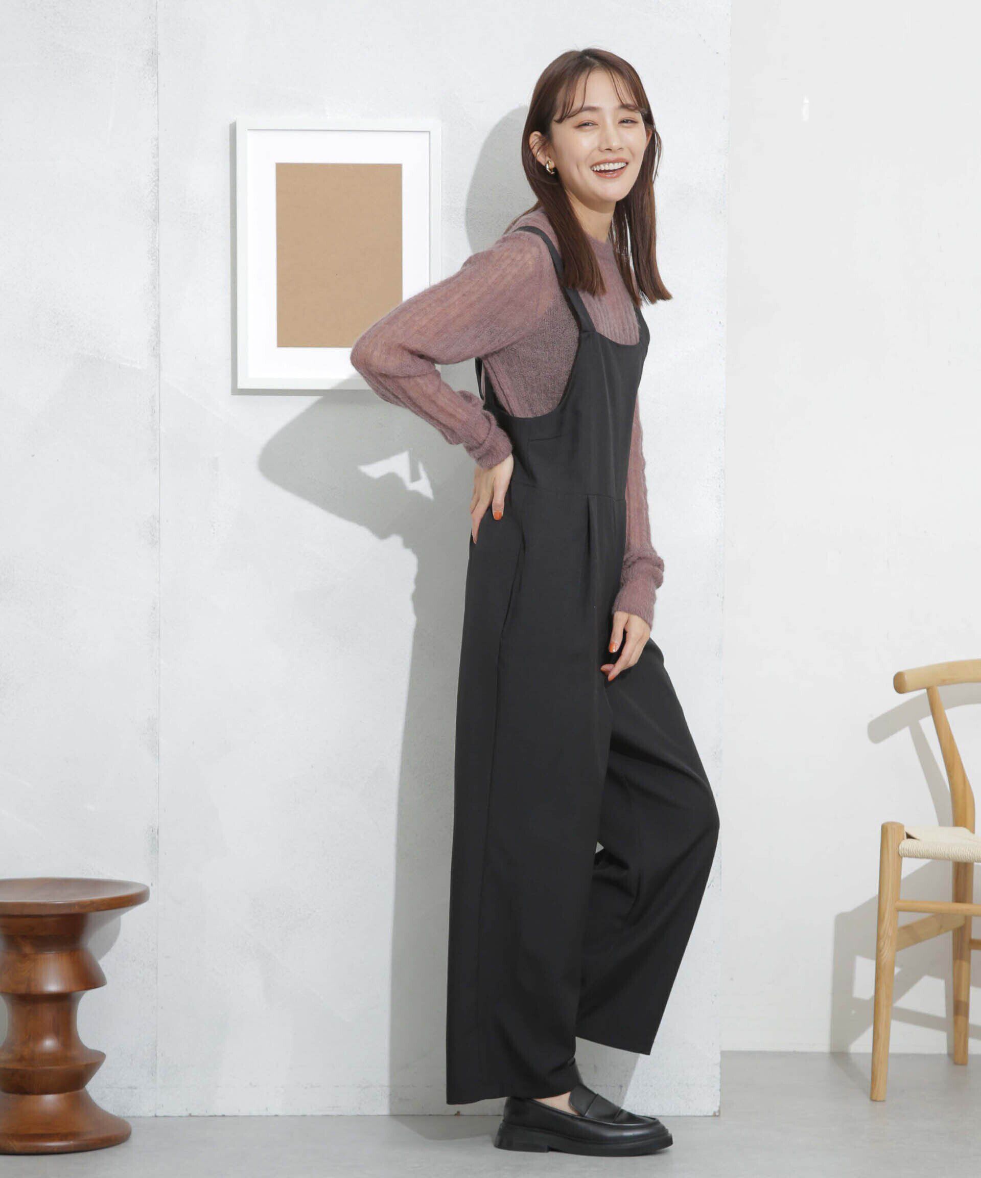 nano･universe「シアーモヘヤリブニットプルオーバー」|ニット・セーター|