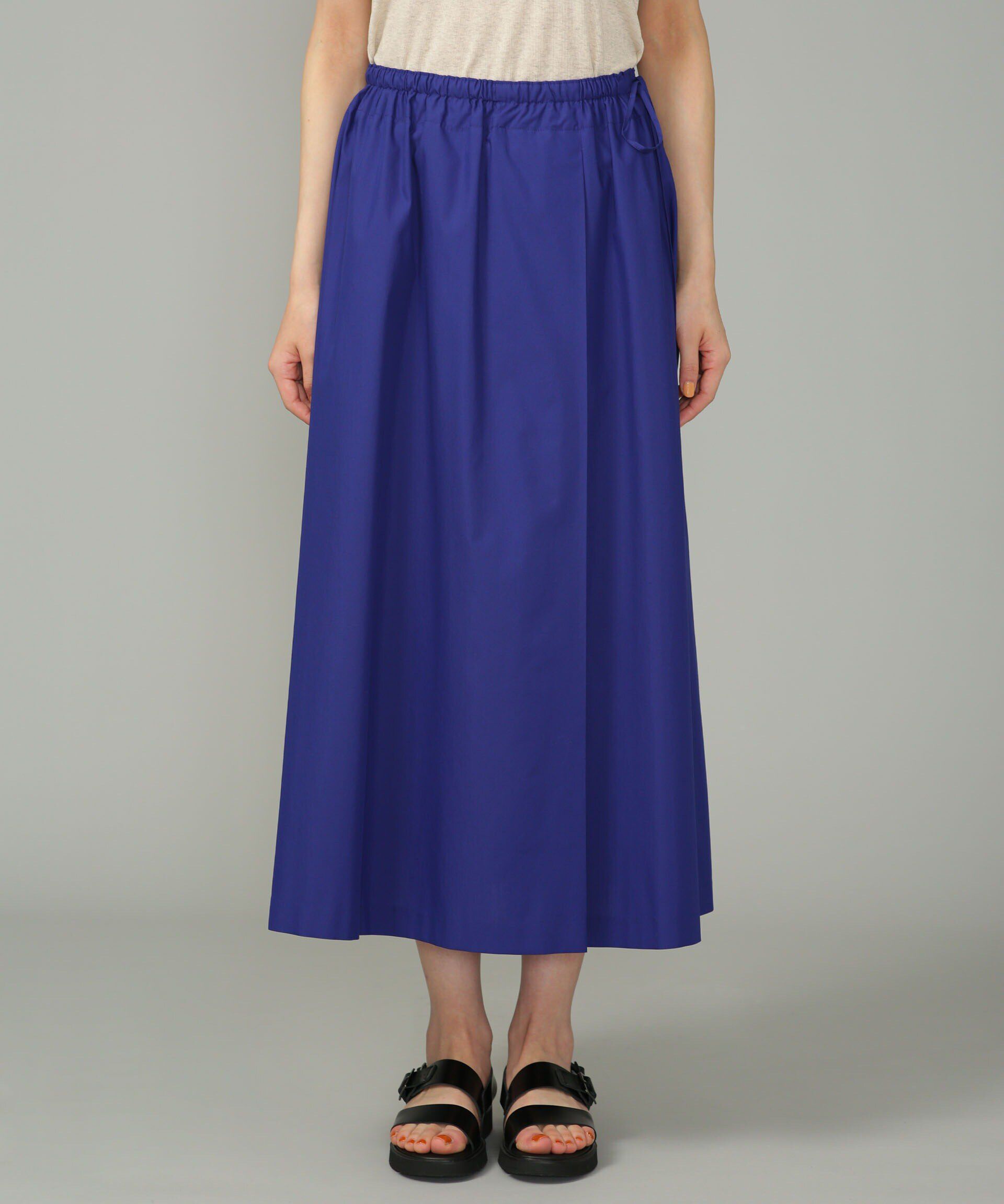 nano･universe「LB.01/コットンポリエステル タックフレアスカート」|スカート|