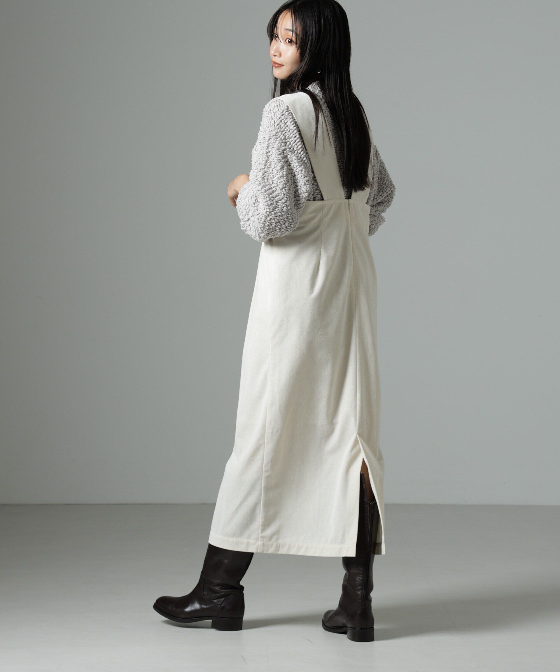 nano･universe「スラブテープボトルネックニット」|ニット・セーター|