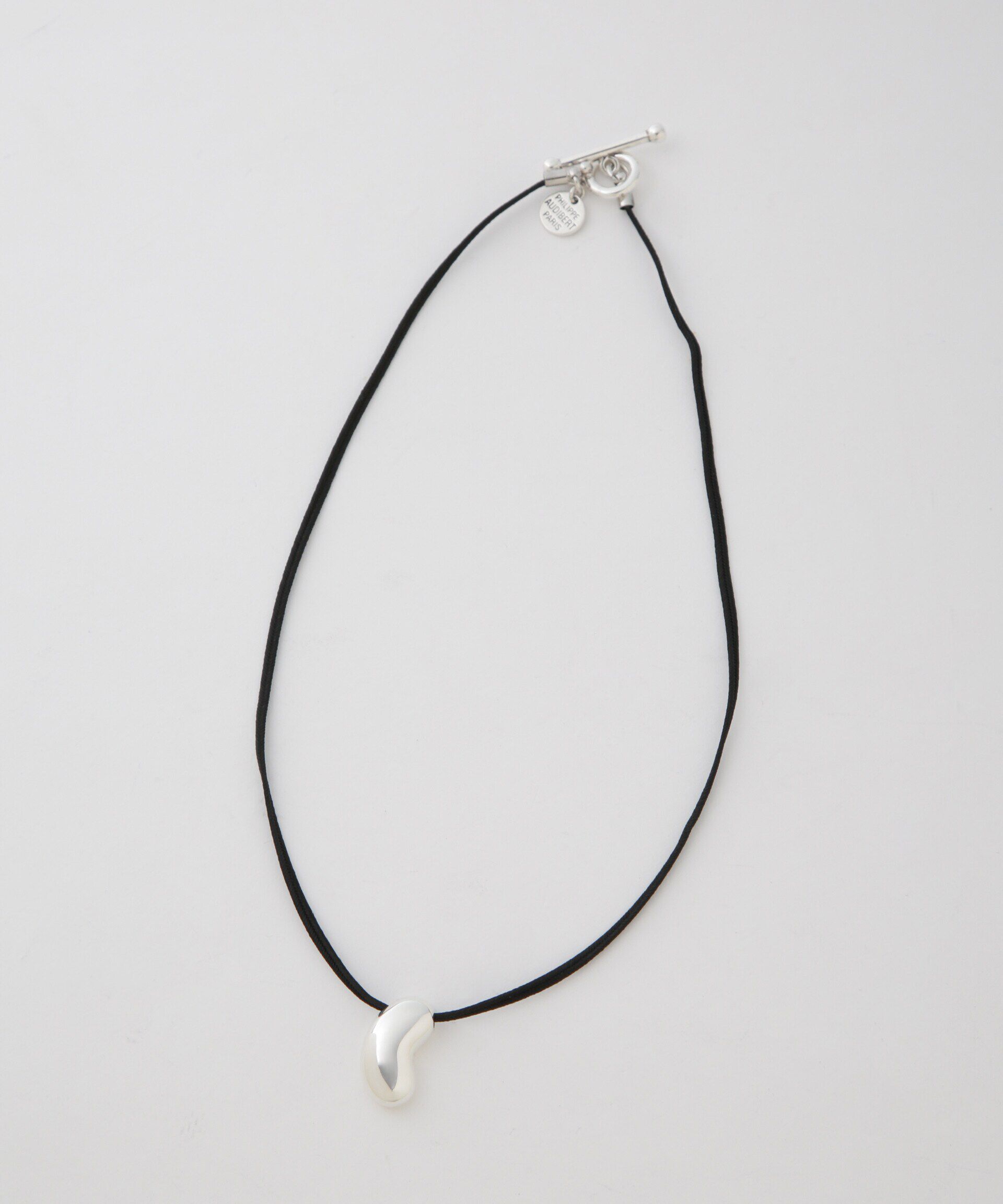 NANO universe「PHILIPPE AUDIBERT/Siya cord necklace シルバー」|ネックレス|