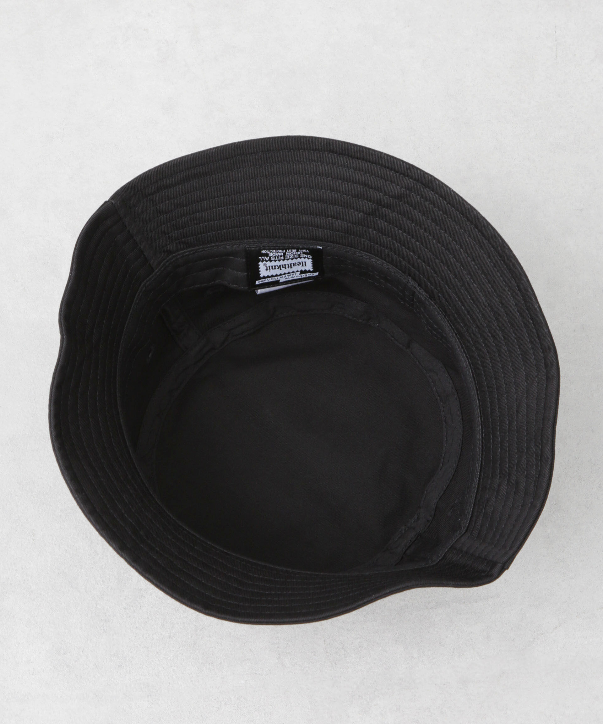 nano･universe「Healthknit/別注 ツイルペナント刺繍ハット」|キャップ・キャスケット|