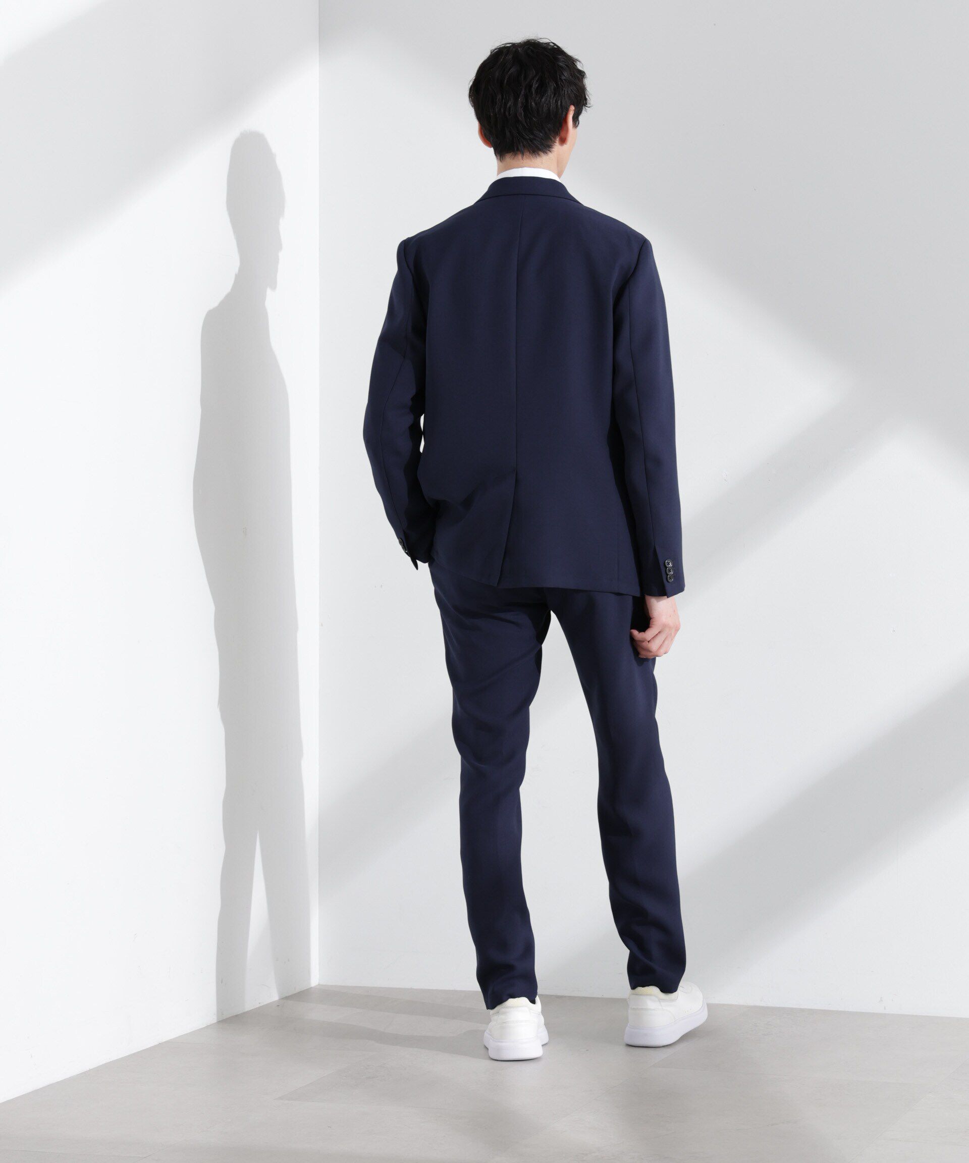  「「N JACKET PREMIUM」強撚ピケストレッチジャケット(セットアップ可)」|テーラードジャケット|