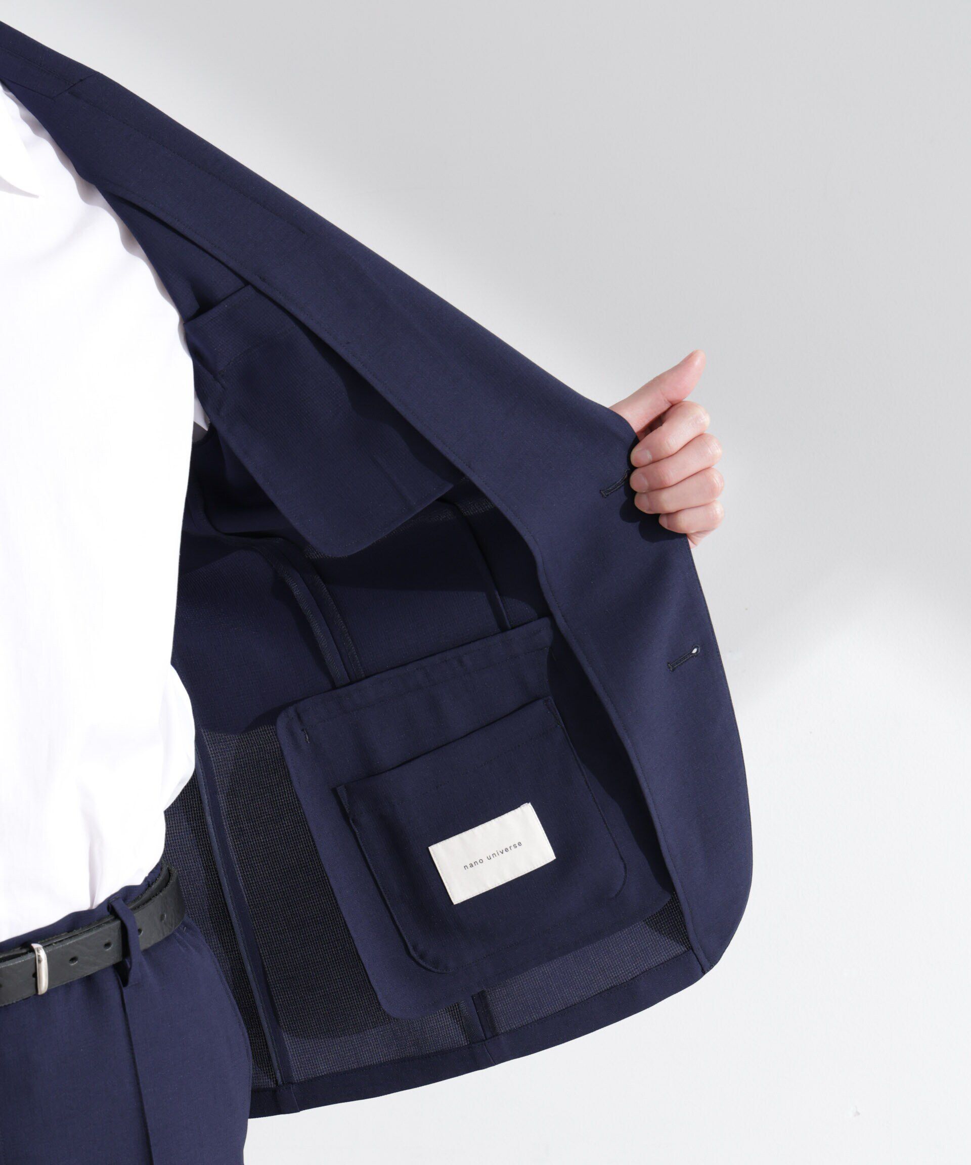  「「N JACKET PREMIUM」強撚ピケストレッチジャケット(セットアップ可)」|テーラードジャケット|