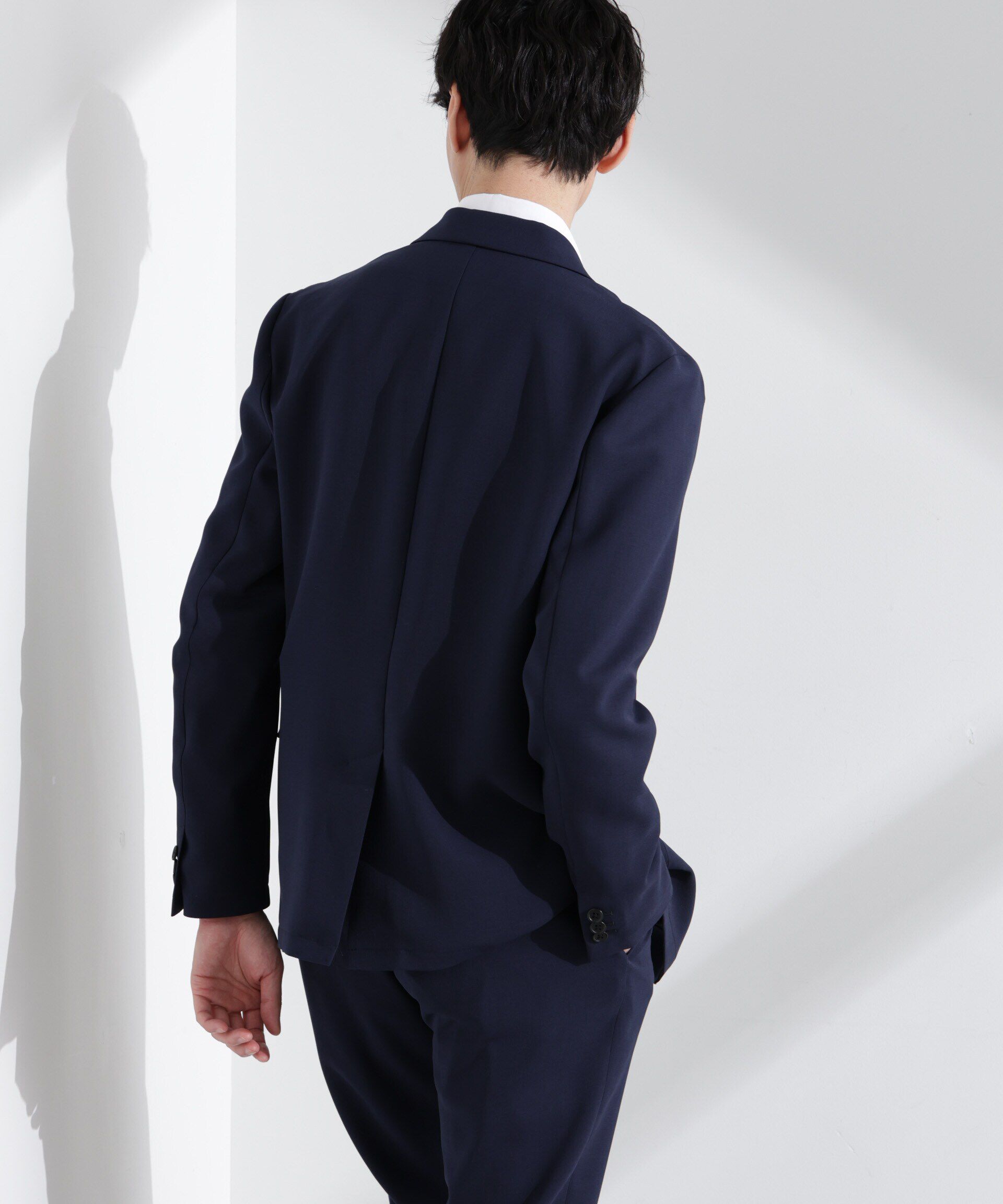  「「N JACKET PREMIUM」強撚ピケストレッチジャケット(セットアップ可)」|テーラードジャケット|