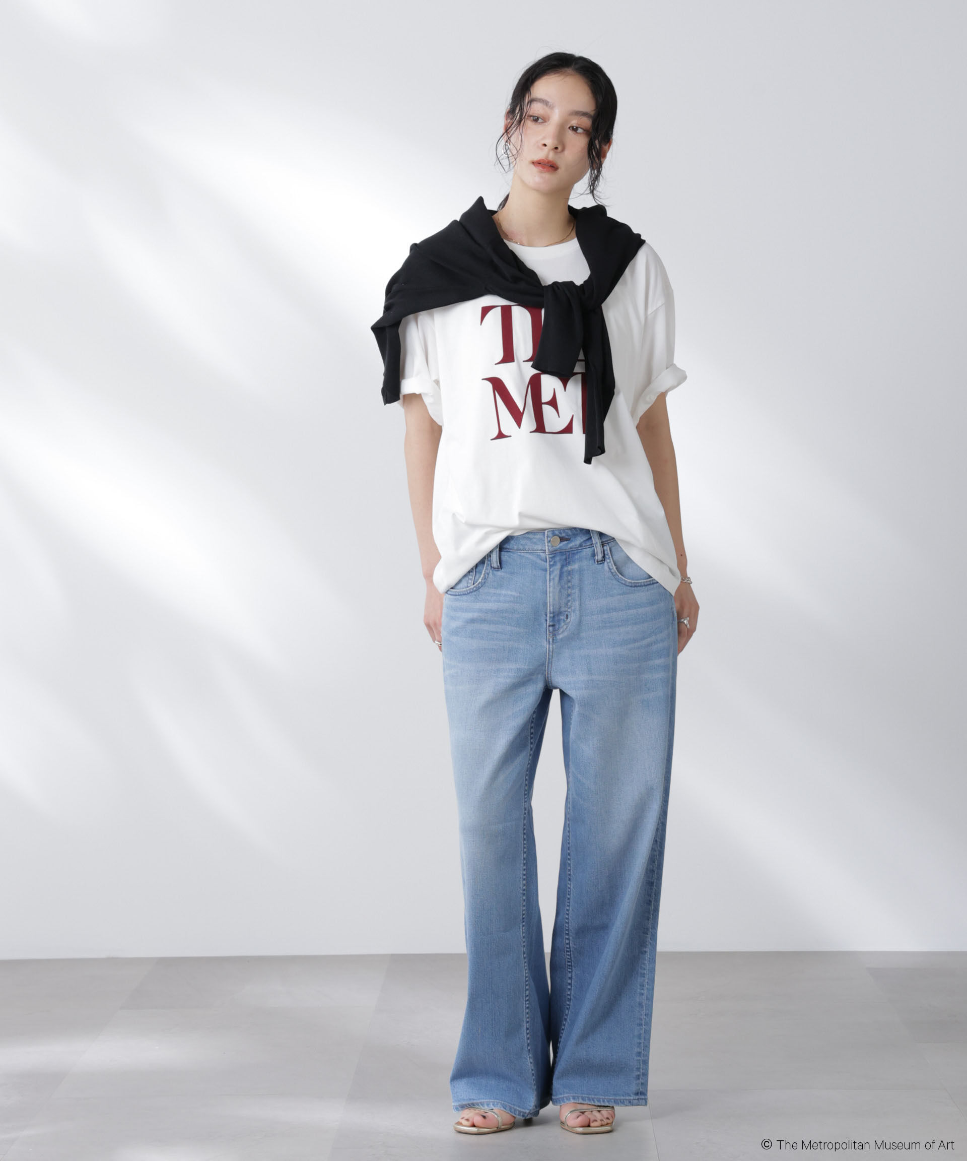 nano･universe「The Met 別注ロゴプリントTシャツ」|Tシャツ・カットソー|