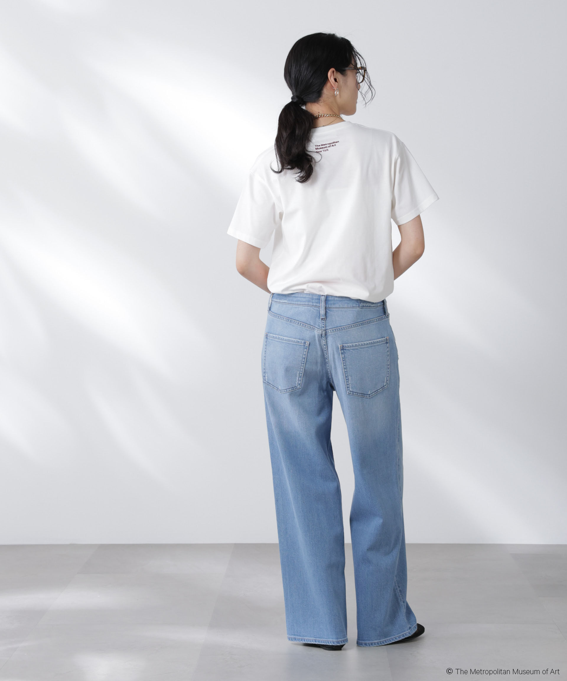 nano･universe「The Met 別注ロゴプリントTシャツ」|Tシャツ・カットソー|