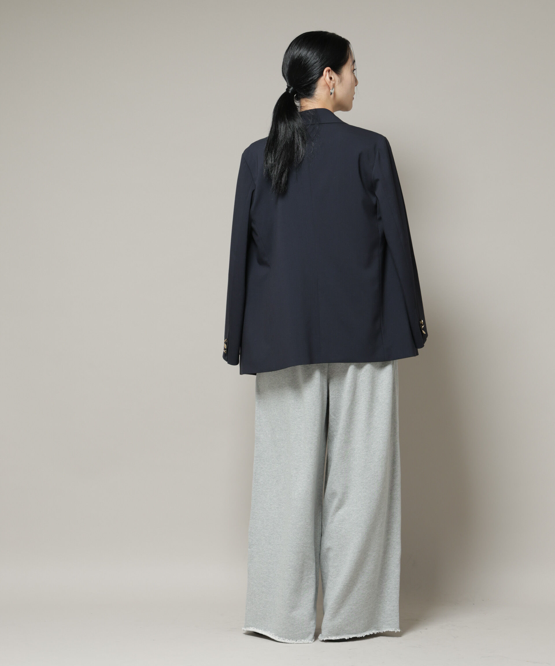 nano･universe「ボリュームワイドスウェットパンツ」|チノ|