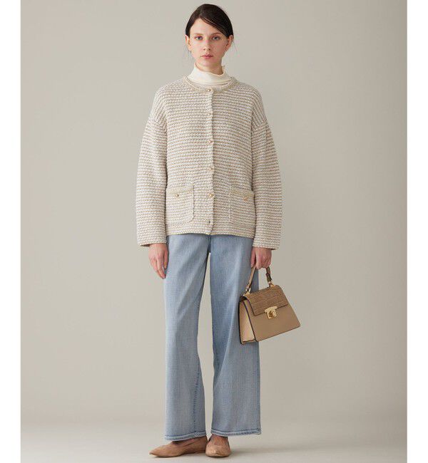 自由区「【洗える】ウスカルデニム ワイドパンツ」|デニム|