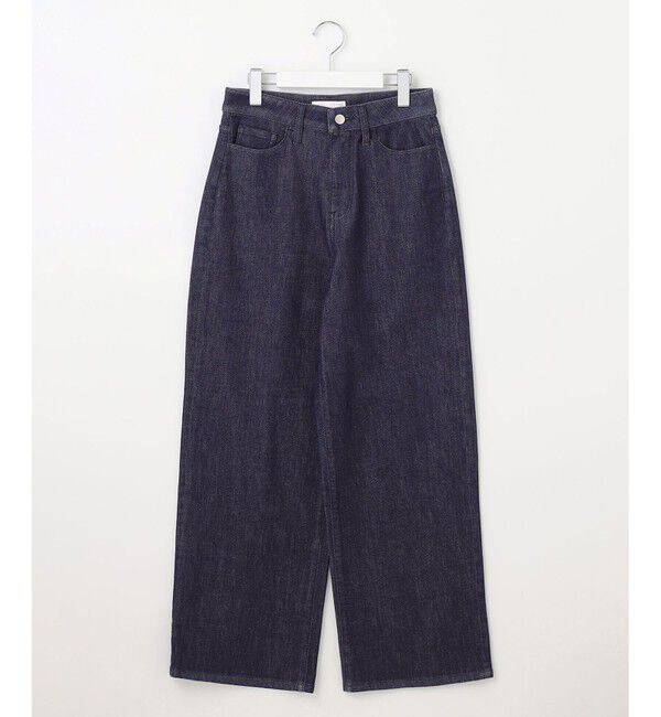自由区「【洗える】ウスカルデニム ワイドパンツ」|デニム|