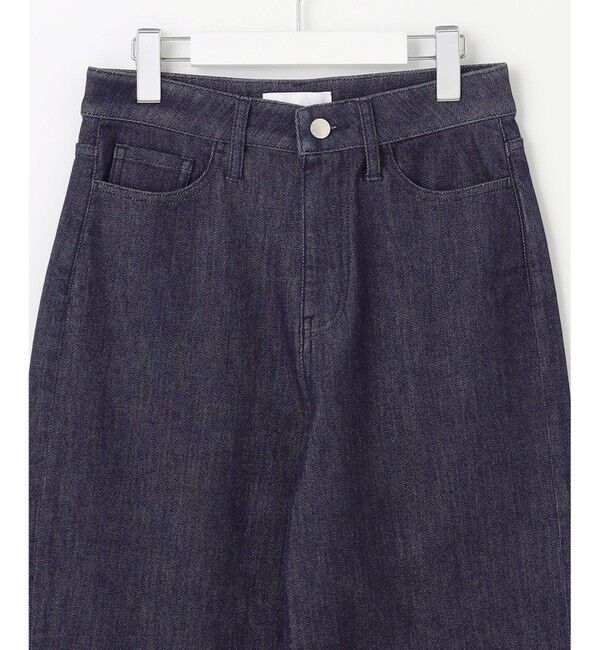 自由区「【洗える】ウスカルデニム ワイドパンツ」|デニム|