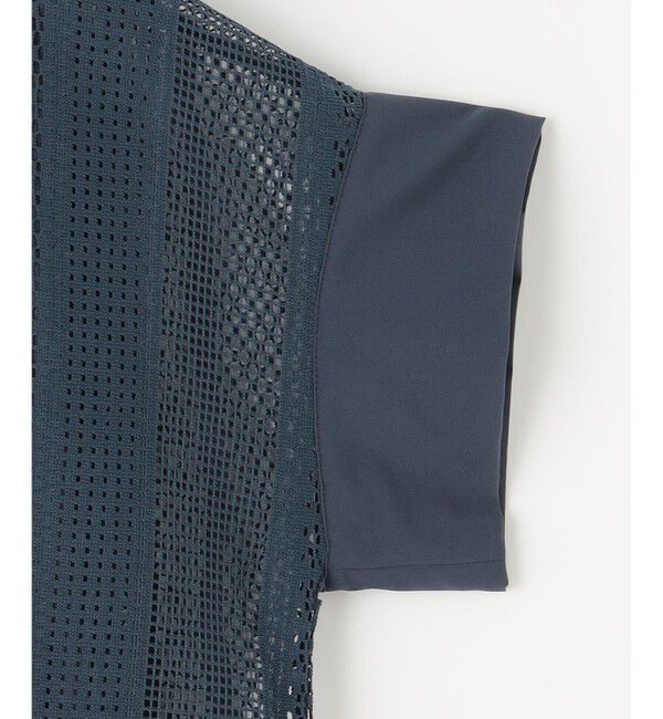 自由区「【洗える】レースエッジ Tシャツ&タンクトップセット トップス」|Tシャツ・カットソー|