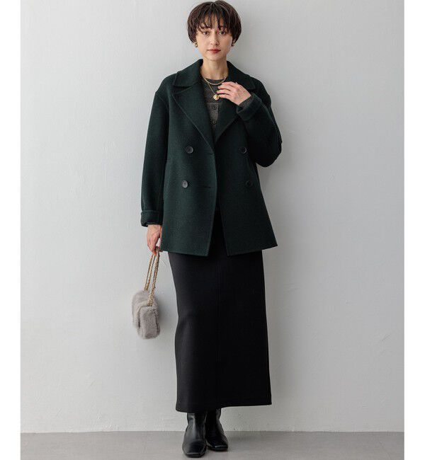 23区「【滝沢眞規子さん着用】MANTECOPureリバー Pコート」|ピーコート|