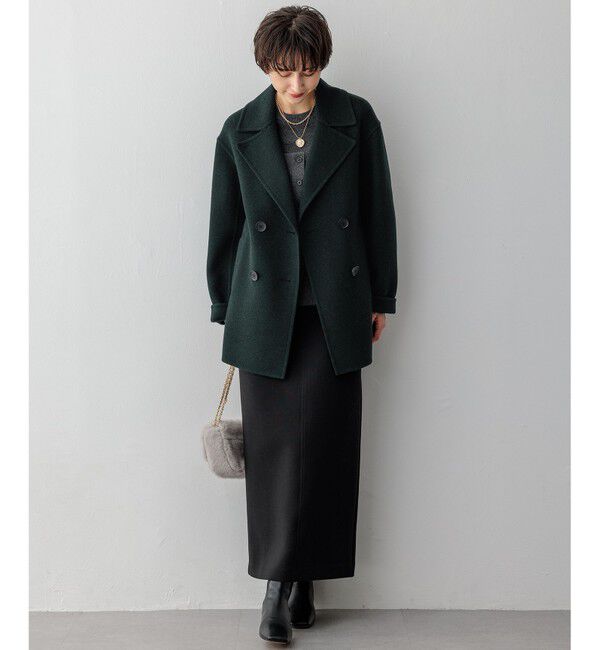 23区「【滝沢眞規子さん着用】MANTECOPureリバー Pコート」|ピーコート|