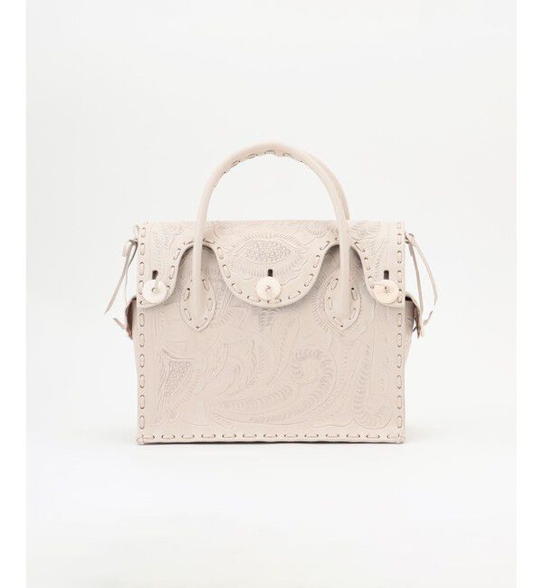 Carving Tribes「Maestra M」|ハンドバッグ|エクリュ