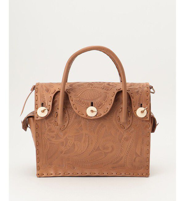 Carving Tribes「Maestra M」|ハンドバッグ|シャモア