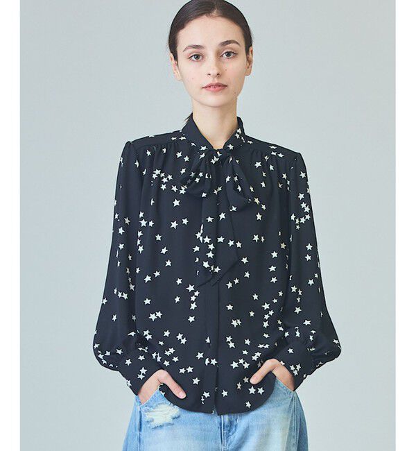 Grace Class「【ドラマ着用】エトワールボウブラウス」|シャツ・ブラウス|ブラック