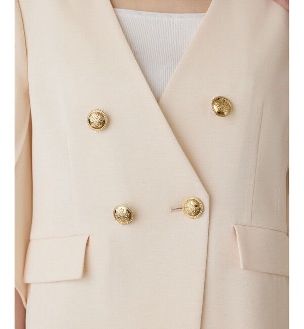 Diagram「ラップスリーブジャケット」|ノーカラージャケット|