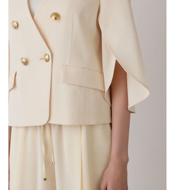 Diagram「ラップスリーブジャケット」|ノーカラージャケット|