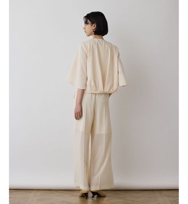 Diagram「ラップスリーブジャケット」|ノーカラージャケット|