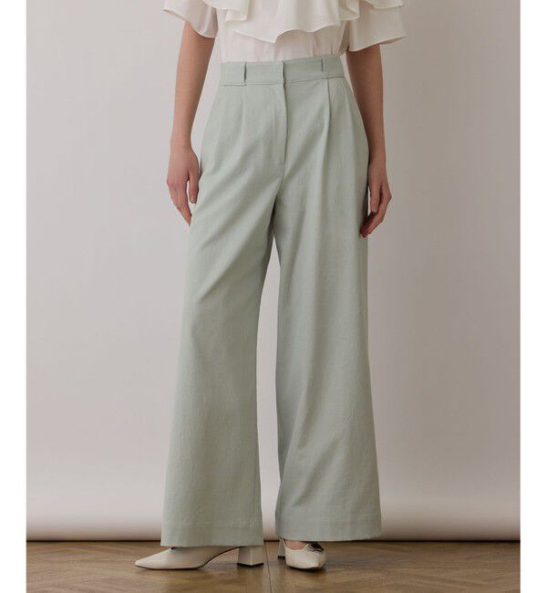 Diagram「ストレッチワイドパンツ」|その他|グリーン