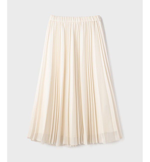 GRACE CONTINENTAL「メッシュプリーツスカート」|スカート|