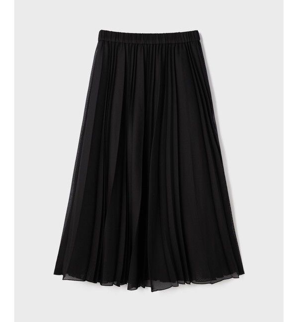 GRACE CONTINENTAL「メッシュプリーツスカート」|スカート|