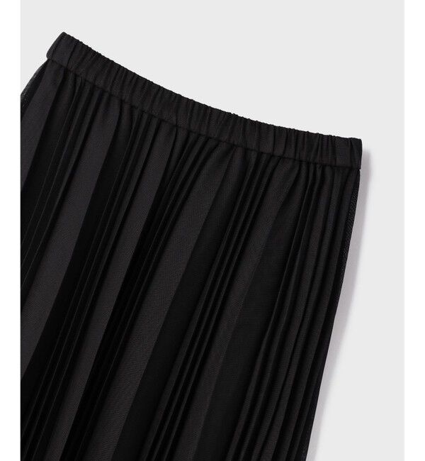 GRACE CONTINENTAL「メッシュプリーツスカート」|スカート|