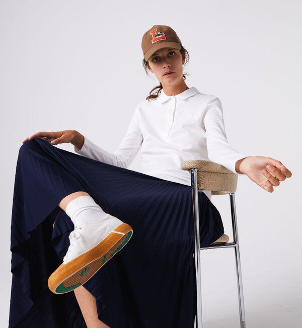 LACOSTE「ストレッチポロシャツ（長袖）」|ポロシャツ|