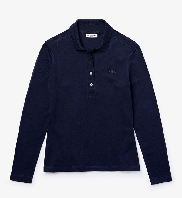 LACOSTE「ストレッチポロシャツ（長袖）」|ポロシャツ|