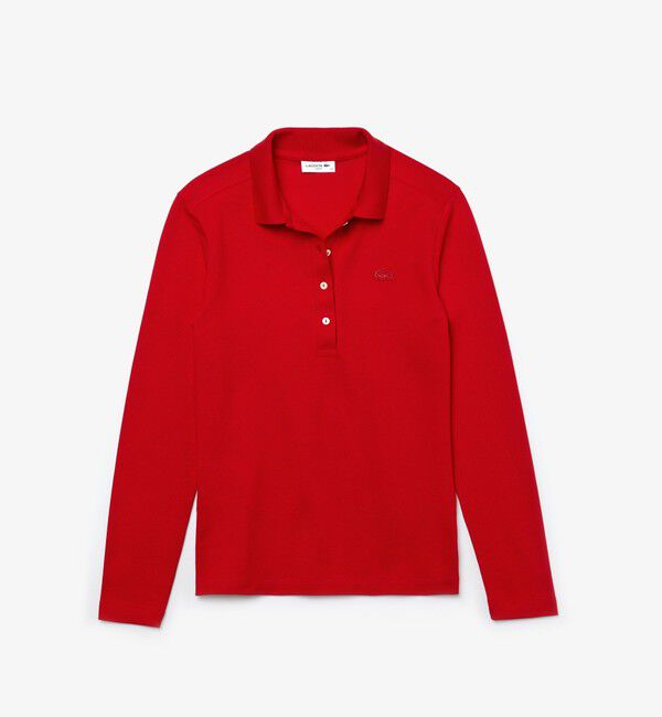 LACOSTE「ストレッチポロシャツ（長袖）」|ポロシャツ|