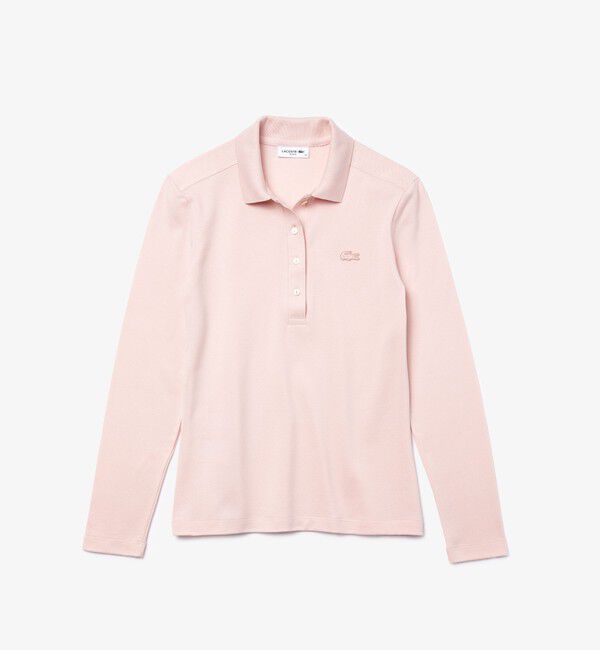 LACOSTE「ストレッチポロシャツ（長袖）」|ポロシャツ|