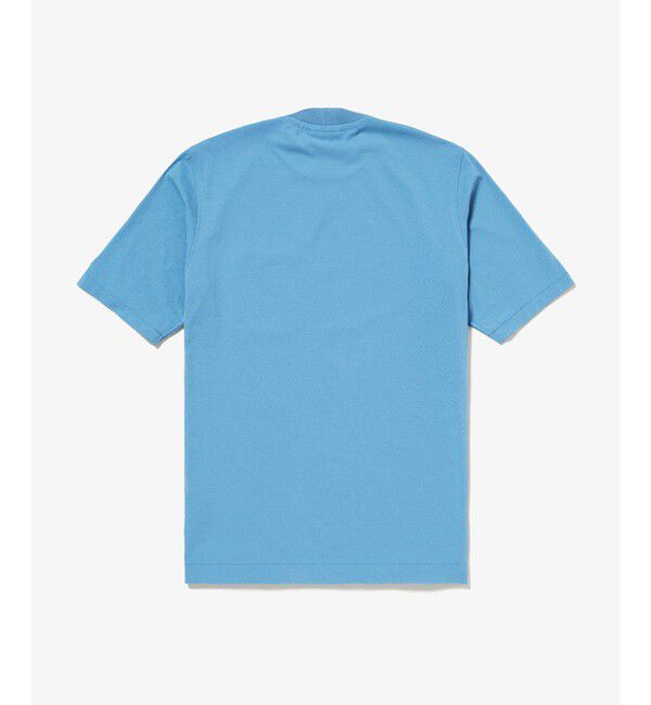 LACOSTE「ワンポイントロゴ オーバーサイズ ポケット半袖Tシャツ 透け防止 速乾 ストレッチ」|Tシャツ・カットソー|