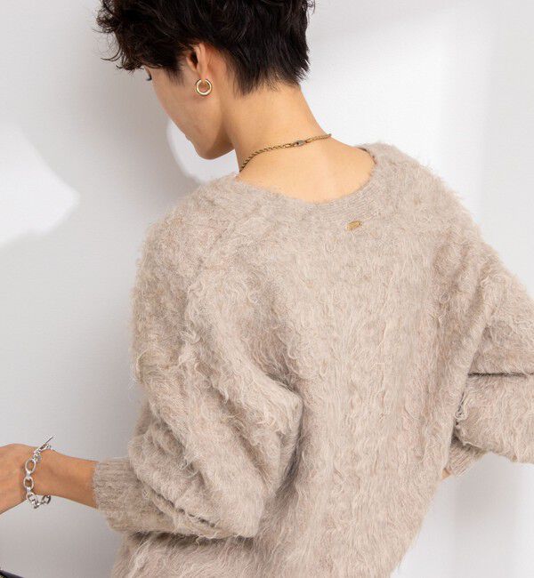 NOLLEY'S sophi「《手洗い可能》カール起毛Vネックカーディガン」|カーディガン|