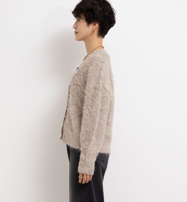 NOLLEY'S sophi「《手洗い可能》カール起毛Vネックカーディガン」|カーディガン|
