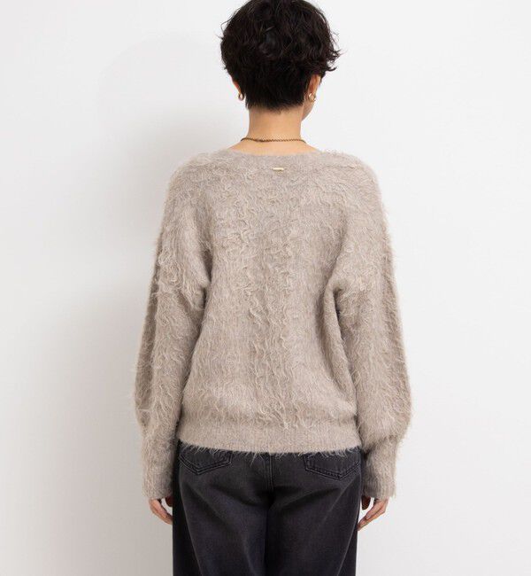 NOLLEY'S sophi「《手洗い可能》カール起毛Vネックカーディガン」|カーディガン|