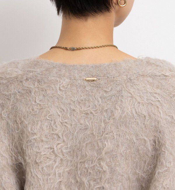 NOLLEY'S sophi「《手洗い可能》カール起毛Vネックカーディガン」|カーディガン|