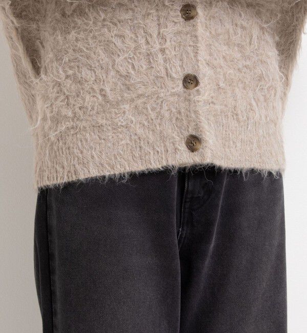 NOLLEY'S sophi「《手洗い可能》カール起毛Vネックカーディガン」|カーディガン|