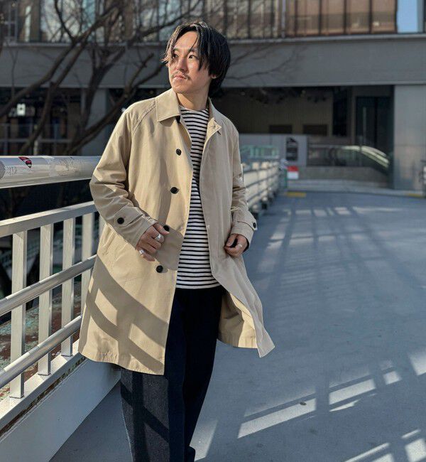 NOLLEY'S goodman「【TAION/タイオン】《ビジカジ対応》別注ステンカラーコート 25SS」|ステンカラーコート|