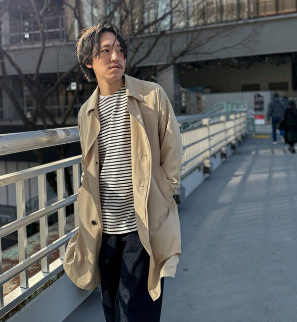 NOLLEY'S goodman「【TAION/タイオン】《ビジカジ対応》別注ステンカラーコート 25SS」|ステンカラーコート|