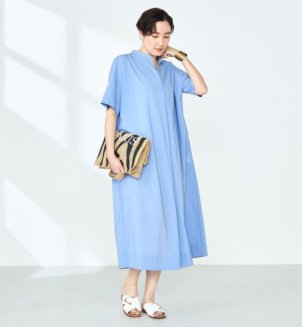 NOLLEY'S「撥水ストレッチタフタ2WAYワンピース」|ワンピース|