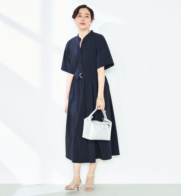 NOLLEY'S「撥水ストレッチタフタ2WAYワンピース」|ワンピース|